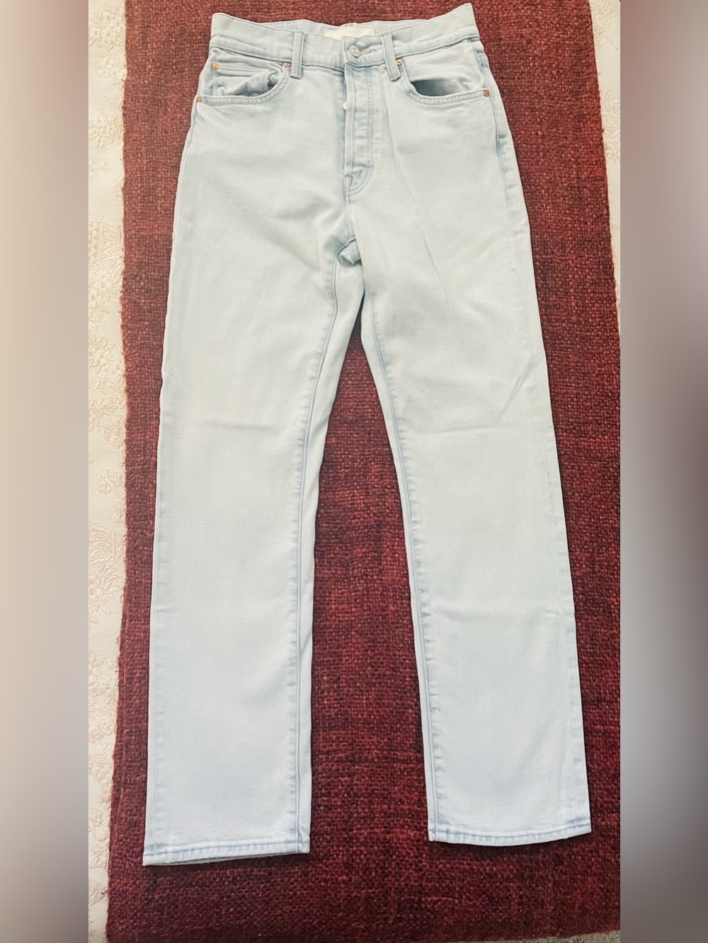 MOTHER Superior High Waisted Straight-Leg Jeans - Picture 8 of 9